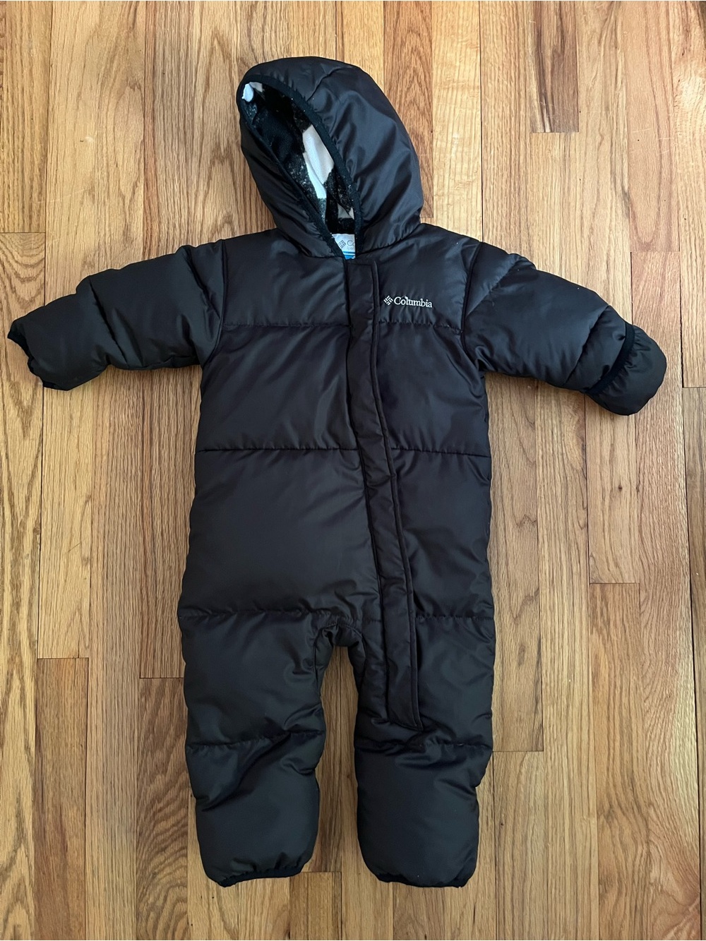 Columbia Black Kids One-Piece Insulated Snowsuit